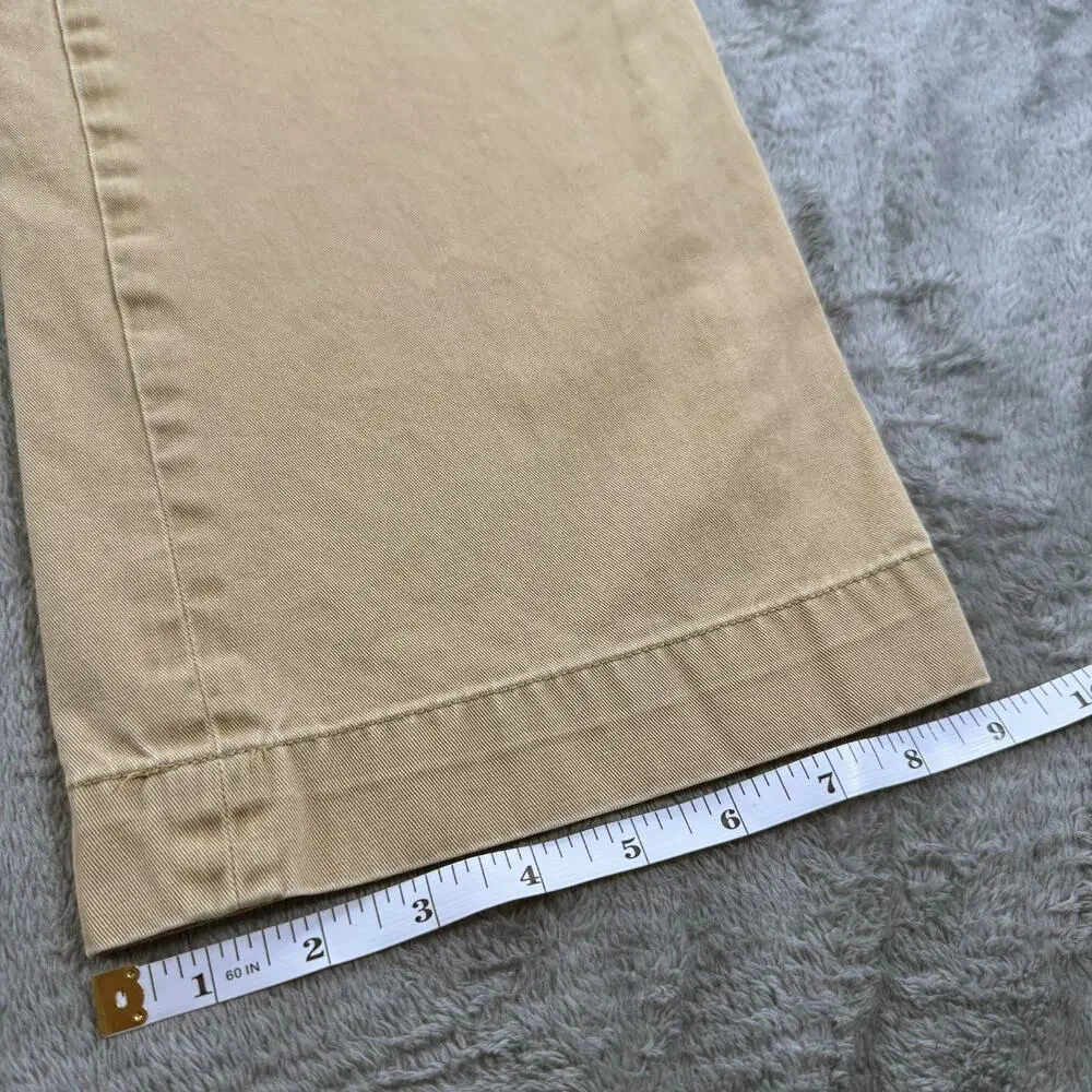 Polo Ralph Lauren Chino Pants Mens 38/32 Khaki Tan Classic Fit Cotton Twill Prep